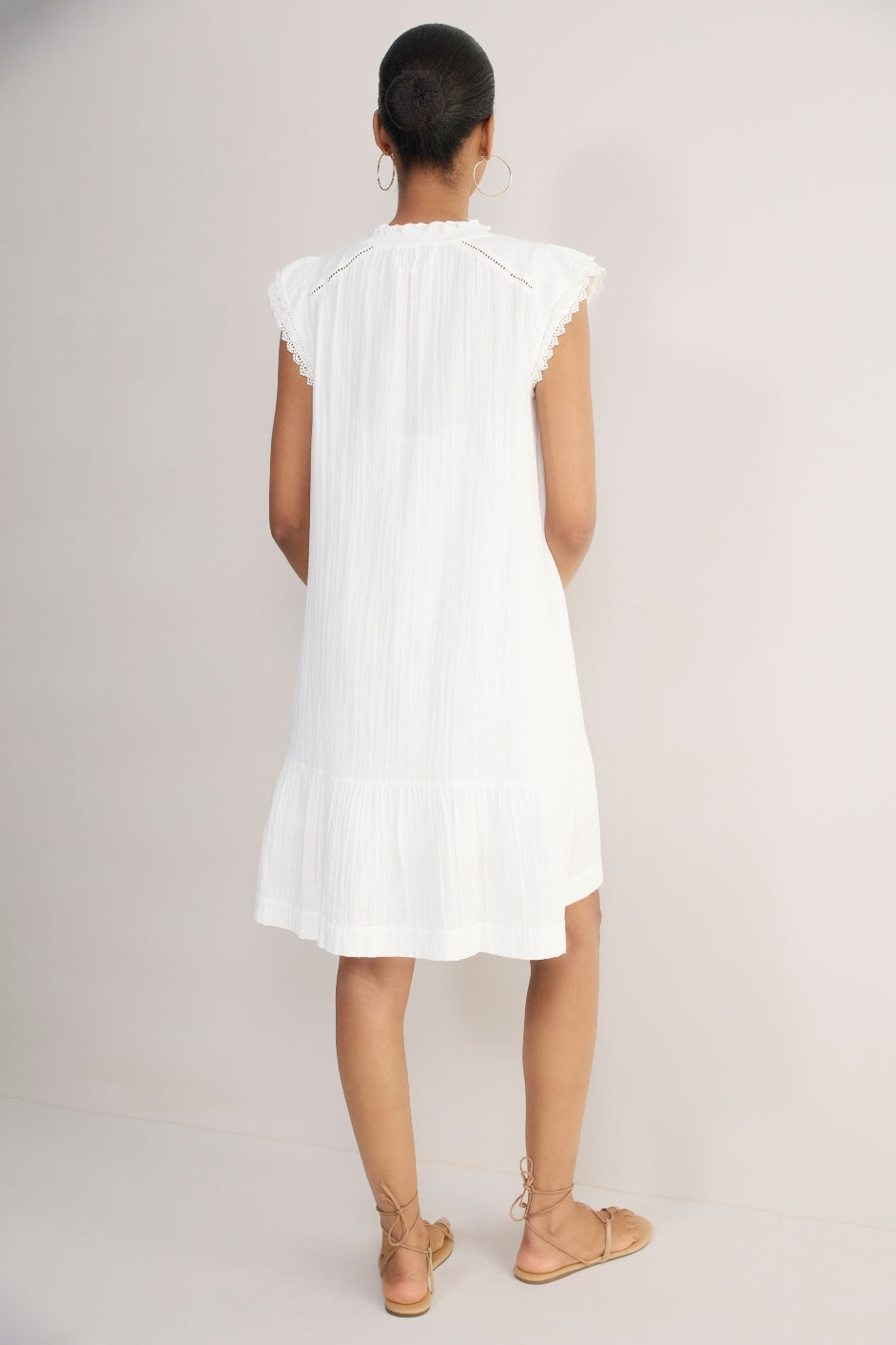 Marlow Short Dress - White