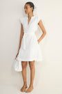Marlow Short Dress - White