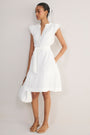 Marlow Short Dress - White