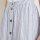 Marlow Skirt - Blue/Ivory Stripe