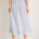 Marlow Skirt - Blue/Ivory Stripe