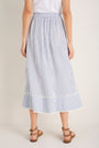 Marlow Skirt - Blue/Ivory Stripe
