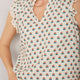 Marlow Top - Ivory Woodblock