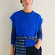 Fleur Merino Tank - Cobalt Blue