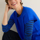 Fleur Merino Tank - Cobalt Blue