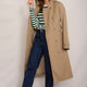 Marnie Long Sleeve Jersey Top - Green/Ivory Stripe