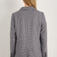 Melanie Dogtooth Blazer - Midnight/Stone Check