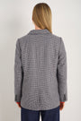 Melanie Dogtooth Blazer - Midnight/Stone Check