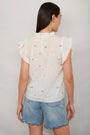 Melody Lace Top - Ivory Embroidered