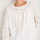 Melody Square Neck Top - Ivory