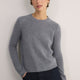 Mia Cashmere Jumper - Grey Marl
