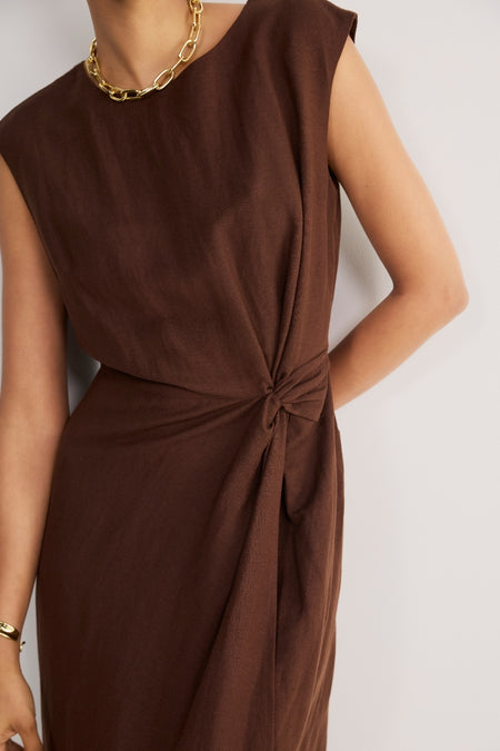 Monikh Dress - Cocoa