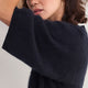 Myla Brushed Knitted Top - Black
