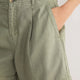 Myla Pleat Front Short - Olivine