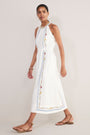 Mylah Dress - White Embroidered