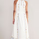 Mylah Dress - White Embroidered