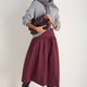 Naomi Seamed Skirt - Plum