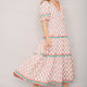 Narissa Dress - Ivory Woodblock Print