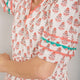 Narissa Dress - Ivory Woodblock Print