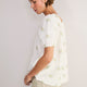 Narita Blouse - Ivory Floral Cluster