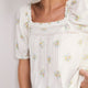 Narita Blouse - Ivory Floral Cluster