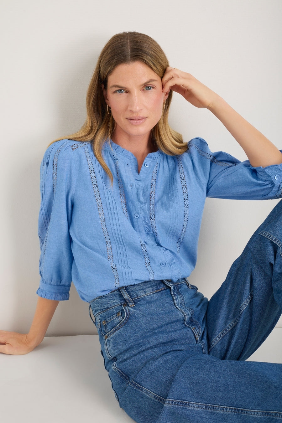 Nelly Blouse - Chambray