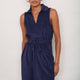 Nina Towelling Dress - Midnight