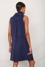 Nina Towelling Dress - Midnight