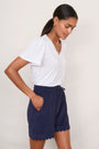 Nina Towelling Short - Midnight