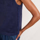 Nina Towelling Top - Midnight