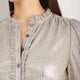 Noah Metallic Top - Champagne