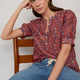 Noah Silk Blend Blouse - Pink Floral