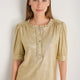 Noah Top - Gold Metallic