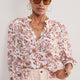 Nova Blouse - Ivory Layered Ditsy