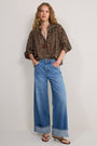 Nova Blouse - Leopard