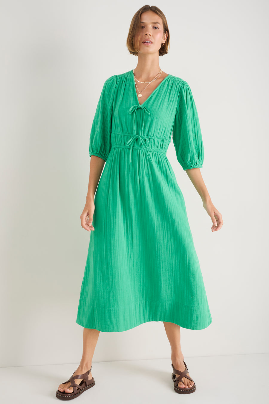 Nova Dress - Jade Green