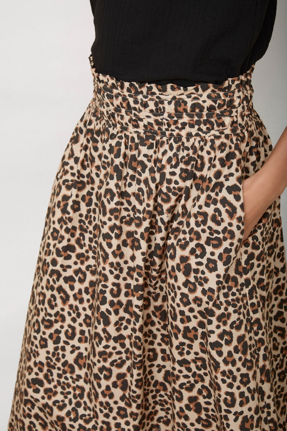 Nylah Skirt - Leopard