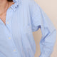 Odette Blouse - Blue/Ivory