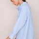 Odette Blouse - Blue/Ivory