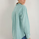 Orla Shirt - Green/Cobalt/Ivory Stripe