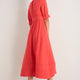 Otti Midi Dress - Guava Red