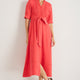 Otti Midi Dress - Guava Red