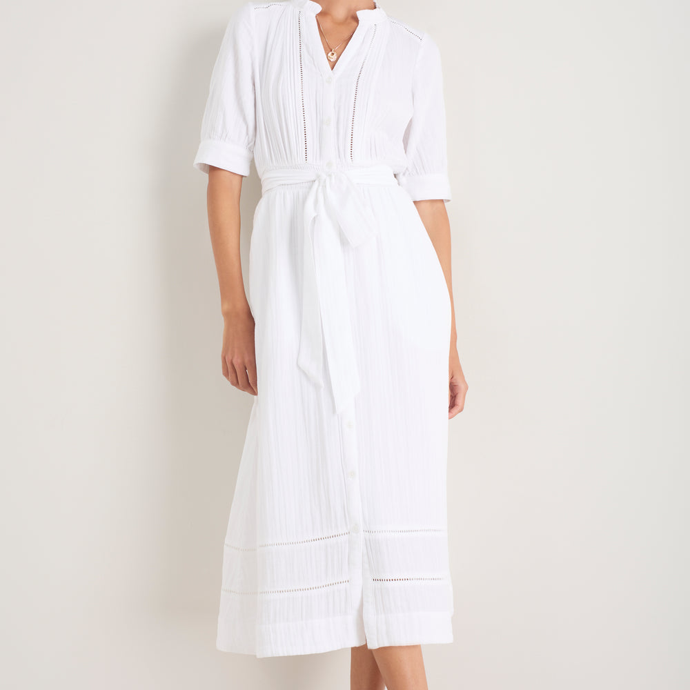 Otti Midi Dress - White