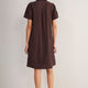 Otti Short Dress - Cocoa