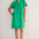 Otti Short Dress - Jade Green