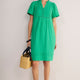 Otti Short Dress - Jade Green