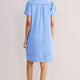 Otti Short Dress - Riviera Blue