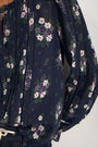 Otti Silk Blend Blouse - Midnight Spaced Floral