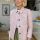 Aveline Denim Jacket - Dusky Pink