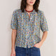 Pansy Pintuck Blouse - Multi Meadow Garden